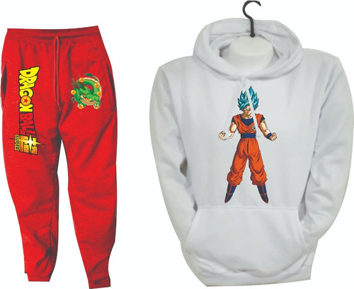 Conjunto Deportivo Dragon Ball Z Goku Sudadera Niños Adultos