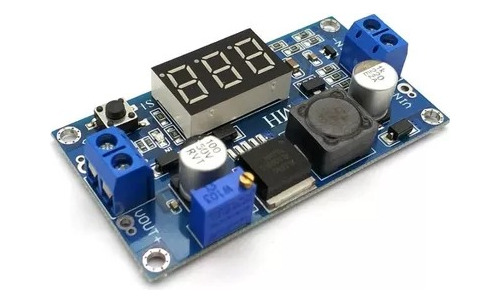 Convertidor Dc-dc Xl6009 Elevador Con Voltimetro Arduino