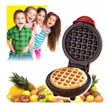 Mini Waflera Eléctrica Desayuno Infantil Personal Waffles 12