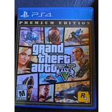 Gta 5 Grand Theft Auto V Premium Edition Ps4 Juego Físico