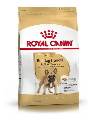 Royal Canin Breed Health Nutrition Bulldog Francés Alimento Para Perro Adulto De Raza Pequeña Sabor Mix En Bolsa De 7.5kg