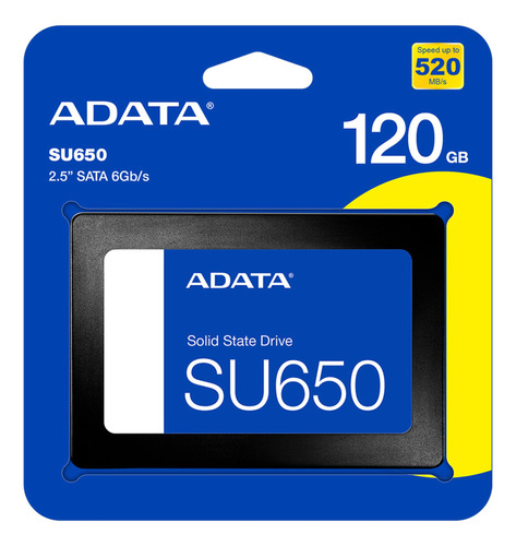 Disco Solido Ssd Adata Ultimate Su650 120gb Actualiza Pc Lap