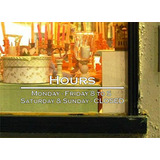 Horario De Tienda Personalizado - Negocio, Bar, Restaurante,