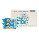Toallitas Húmedas Para Bebé Angel Dry® Caja Con 24 Pzas