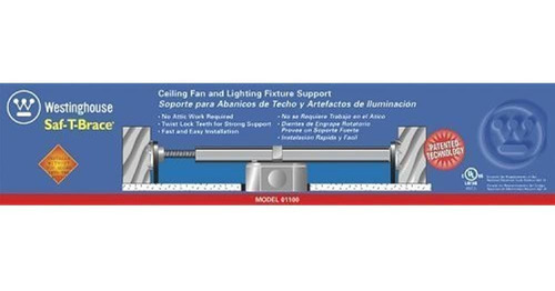 Westinghouse Lighting 0110000 Saf-t-brace Para Ventiladores 
