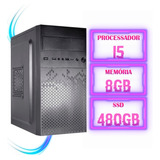 Pc Computador Cpu I5 650 + 8gb + Ssd 480gb + Wifi Brinde