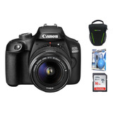 Camara Canon Eos 4000d- Rebel T100+18-55mm+16 Gb+bolso+kit