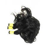 Cabelo Humano Indiano Liso Ondulado De 75 A 80cm 50 Gramas. Cor Castanho