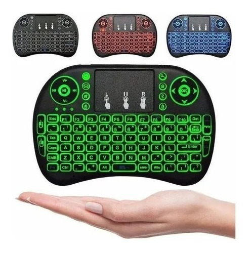 Mini Teclado Inalambrico Touchpad Smart Tv Pc Xbox 71527