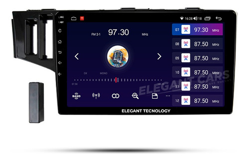 Autoradio Android Honda Fit Jazz 2013-2015 4+64gb 8core Qled Foto 5