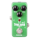 Pedal Guitarra Nux Overdrive Tube Man Nod2 Color Verde