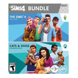 The Sims 4: Plus Cats & Dogs Bundle  4 Standard Edition Electronic Arts Pc Digital