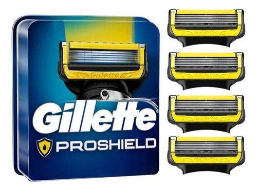 Cartuchos Para Afeitar Gillette Fusion Proshield 4 Pzas