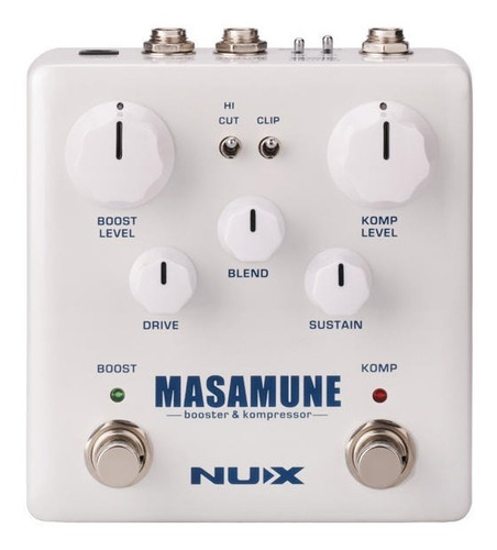 Nux Masamune Nbk-5 Booster Y Kompressor Pedal