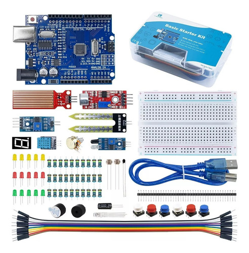 Kit Básico De Inicio Uno R3 Para Arduino Ide Con Tutorial