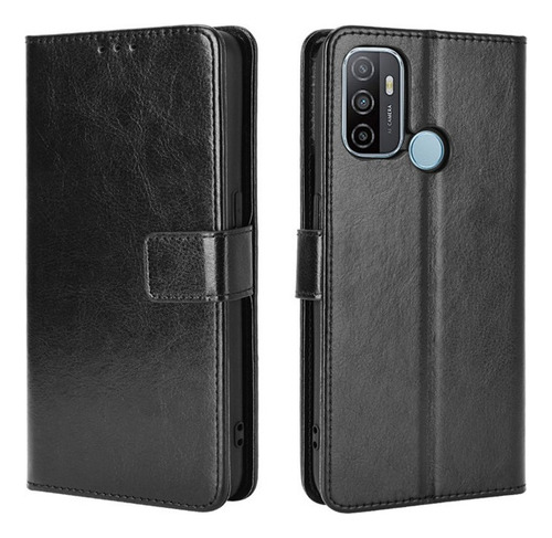 Funda Tipo Cartera De Piel Con Tapa Anticaída Para Oppo A53