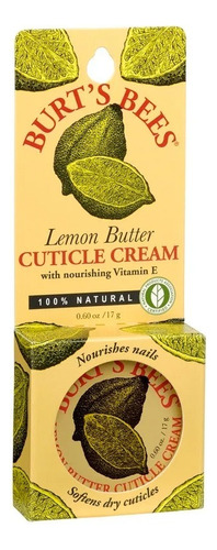 Burt´s Bees Crema Cuticula Lemon Butter 100% Natural 17 Grs