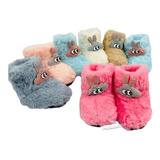 Pantufa De Bebê Sapatinho Infantil Super Quente Forrada