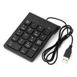 Teclado Numérico Usb Con Cable, Mini Teclado Digital Para Co