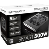 Fuente De Poder 500w Thermaltake Smart 80 Plus White Negro