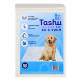 100 Pañales Sabanillas Marca Tashu Perro 60x60 Con Adhesivo