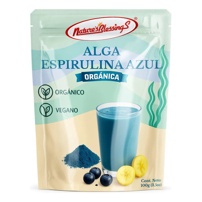 Alga Espirulina Azul Orgánica 100g | Meses sin interés