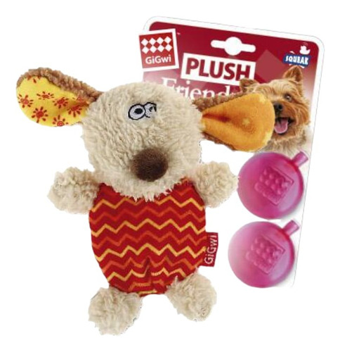 Juguete S  Perros Plush Friend Gigwi C 2 Chifles De Repuesto