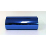 Envelopamento Vinl Cromo Adesivo Azul Cromado 0,50m X 0,50m