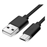 Cable De Datos Tc, Compatible Con Carga Rápida Samsungxiaomi Color Negro