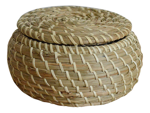 Conjunto De Bandejas De Armazenamento De Rattan Grande