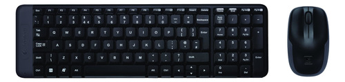 Kit De Teclado + Mouse Inalámbrico Logitech Mk220 Para Pc   