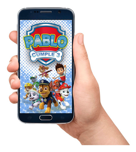 Video Invitación, Paw Patrol. Para Niño Y Niña