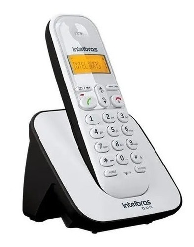 Telefone Sem Fio Intelbras Ts3110 Id Branco Com Preto