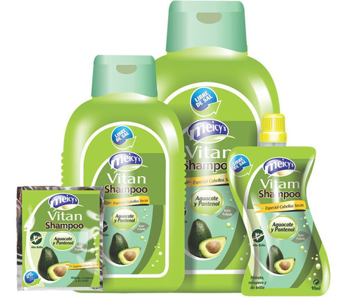 Shampoo De Aguacate Y Pantenol Meicys X - mL a $50