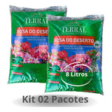 Kit 02 Substrato Para Rosa Do Deserto 8 Litros = 6kg Terral