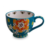 Taza Mug Estampado 19 Porcelana Pintada A Mano