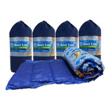 Kit 4 Colchonete Solteiro Azul 190x60 - Mont Long