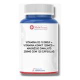 Vitd3 10.000ui+vit K2mk7120mcg+magnésio Dimalato250mg C/120 