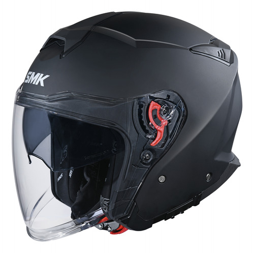 Casco Abierto Smk Gtj Classic Doble Visor