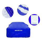 Funda Cubre Auto Lona Sparco Impermeable Afelpada Mediana