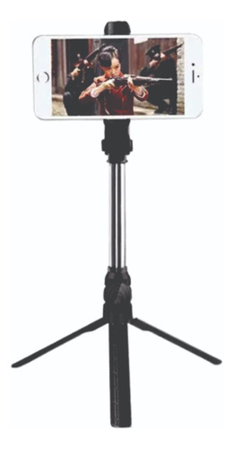 Tripé Bastão Selfie Bluetooth 360º Mini 3 Em 1 Celular