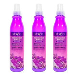 X3 Unid Rocco® Protector Anti-frizz 375ml Planchado Y Secado