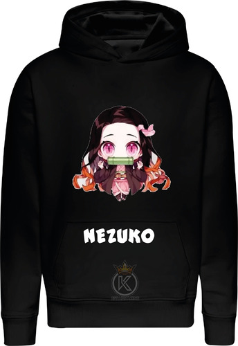 Poleron Nezuko - Kamado - Hermana Tanjiro - Gonezu - Anime - Manga - Estampaking