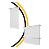 Combo Panel 250w C/toallero + Panel 500w C/toallero Doble