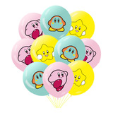 Globos Kirby Fiesta Temáticos De Para Accesorios 18pcs