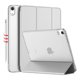 Funda iPad Air 4 Imieet Ligera Delgada Soporte Lápiz Gris