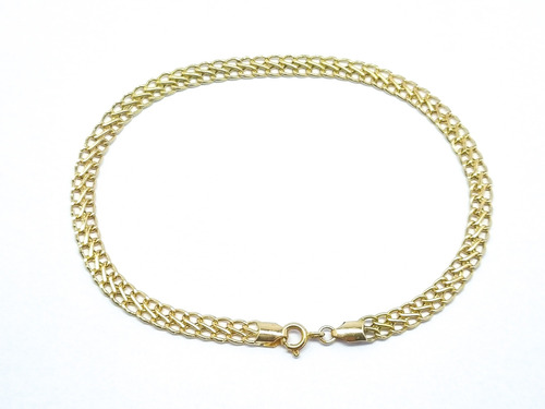 Pulseira Lacraia 5.00mm Largura Ouro 18k 19cm 3.30gramas!!