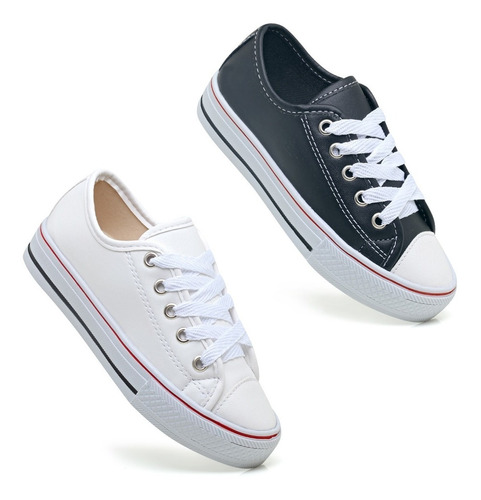 Kit 2 Pares Tenis Infantil All Ligth Star Casual Conection