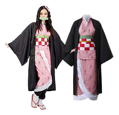 Cosplay Kamado Nezuko Disfraz Adultos Niños Disfraz