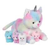 Peluches De Animales Abrazables De Gatitos Para Niñas De 3. Color Multi_color